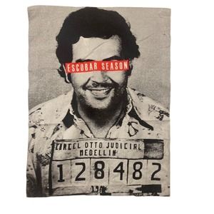 Pablo Escobar Graphic Tee Thrifted Vintage Style Size L